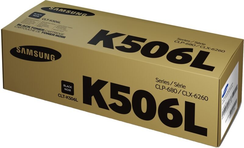 Samsung CLT-K506L zwarte hogerendementstonercartridge, foto 1 van 1