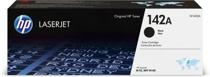 HP 142A - black - original - LaserJet - toner cartridge (W1420A), photo 1 of 1
