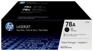 HP 78A - 2-pack - black - original - LaserJet - toner cartridge (CE278AD)