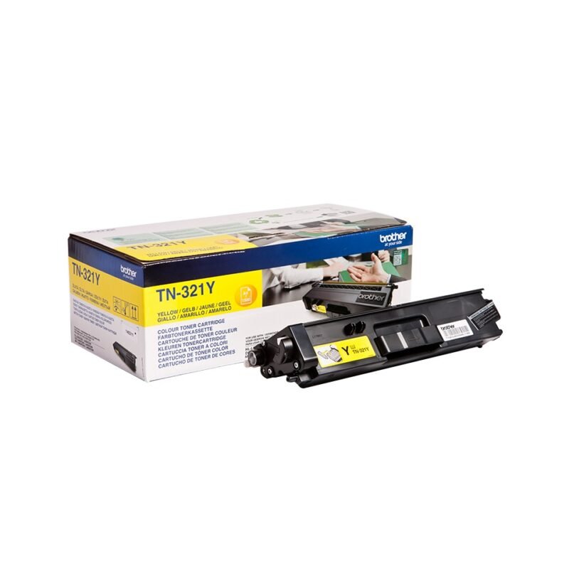 BROTHER TN321Y - yellow - original - toner cartridge, photo 1 of 1
