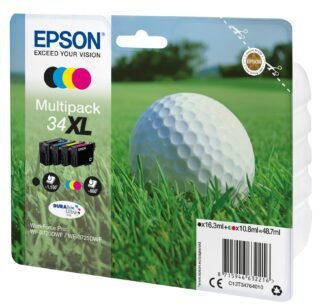 Epson Golf ball 34XL Golfbal DURABrite Ultra multipack vierkleureninkt