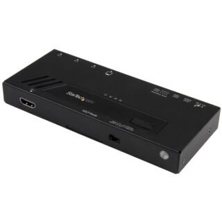 STARTECH.COM 4 Port HDMI Switch - 4K with Fast Switching, Auto-Sensing & Serial Control
