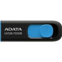 Adata UV128 512GB USB 3.2 Gen 1 Flash Drive, Black and Blue
