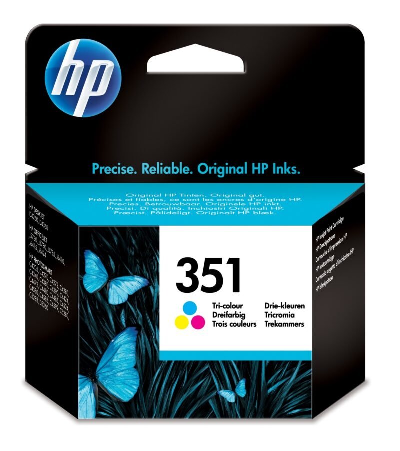 HP 351 - colour (cyan, magenta, yellow) - original - ink cartridge, photo 1 of 1