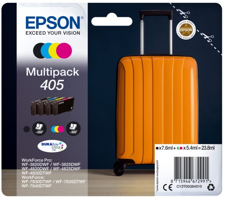 EPSON 405 Ink Cartridge 4 Colours C13T05G64010, photo 1 of 1