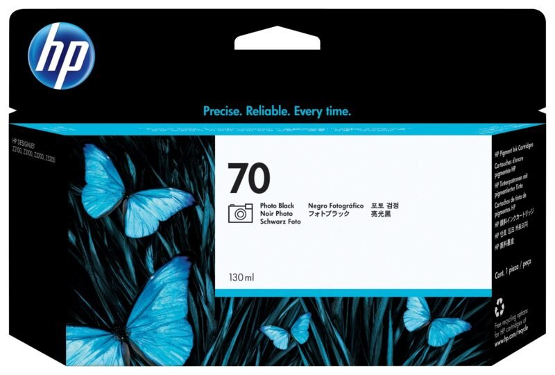 HP 70 - photo black - original - DesignJet - ink cartridge, photo 1 of 1