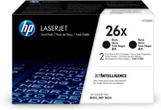 HP 26X - 2-pack - High Yield - black - original - LaserJet - toner cartridge (CF226XD)