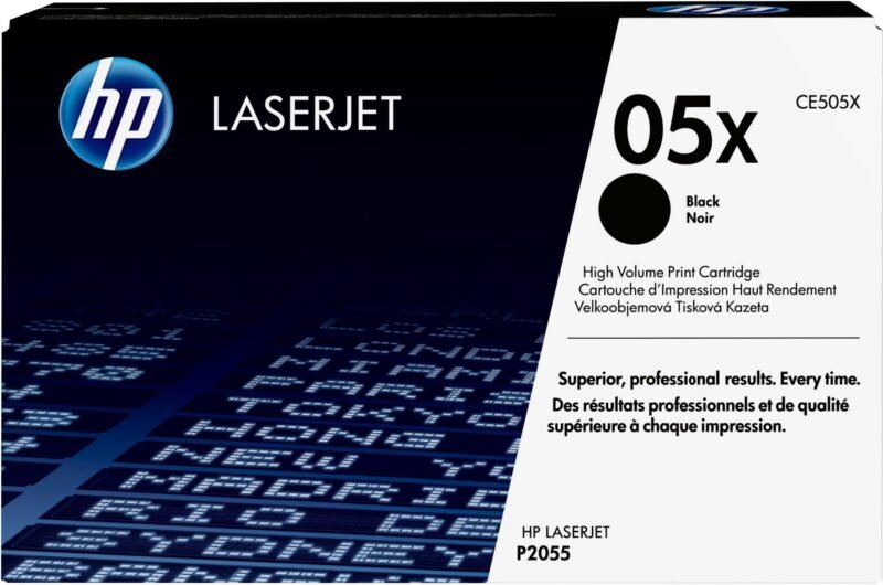 HP 05X - High Yield - black - original - LaserJet - toner cartridge (CE505X), photo 1 of 1
