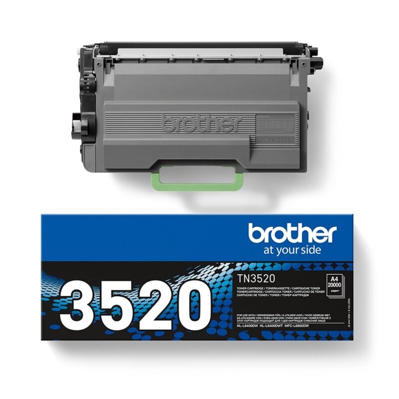 BROTHER TN3520 - black - original - toner cartridge, photo 1 of 1