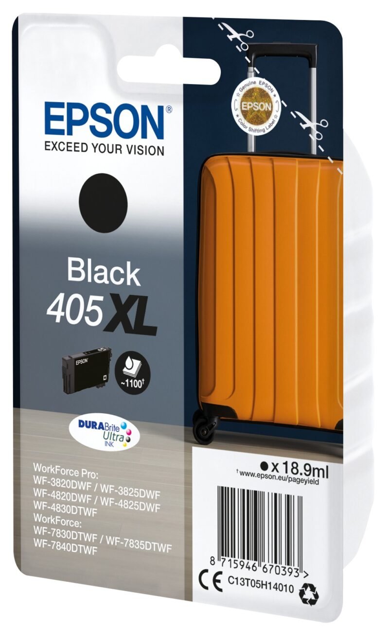 EPSON 405XL Ink Cartridge Black C13T05H14010, photo 1 of 1