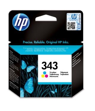 HP 343 - colour (cyan, magenta, yellow) - original - ink cartridge