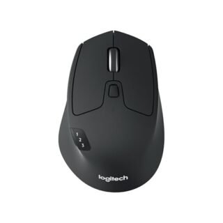 Logitech M720 Triathlon Multi-Device Wireless Mouse, Bluetooth, USB Unifying Receiver, 1000 DPI, 6 Programmable Buttons, 2-Year Battery, Compatible with Laptop, PC, Mac, iPadOS - Grey
