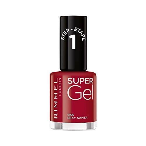 Rimmel London Super Gel Nail Polish At-Home Gel Manicure, Sexy Santa, Red Shades - 12ml, photo 1 of 1