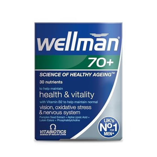 Vitabiotics Multivitamin Tablets for Men Over 70 Years, Wellman, photo 1 of 1
