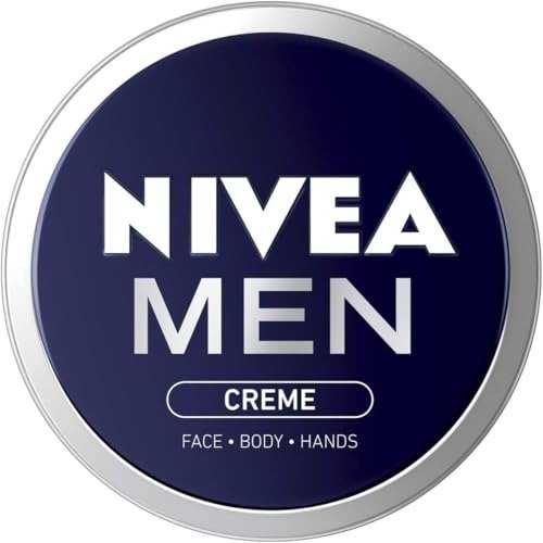 NIVEA MEN - Creme Moisturiser - Face, Hand & Body Cream - Enriched With Aloe Vera & Vitamin E - Cares & Hydrates - Non-Greasy - Absorbs Quickly - All Skin Types - 150 ml, photo 1 of 1