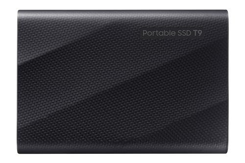Samsung T9 Portable SSD 1TB, Up to 2,000MB/s, USB 3.2 Gen 2x2 External Solid State Drive, Up to 3 m drop resistant, for Creative professionals, YouTubers, Content creators, Mac compatible, MU-PG1T0B, photo 1 of 1