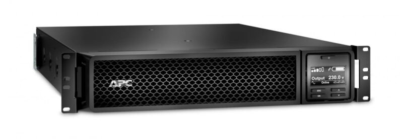 APC Smart-UPS SRT - SRT3000RMXLI - Uninterruptible Power Supply 3000VA - RM, 8 Outlets IEC C13, 2 Outlets IEC C19, Multi-function LCD Panel, Control Console, photo 1 of 1