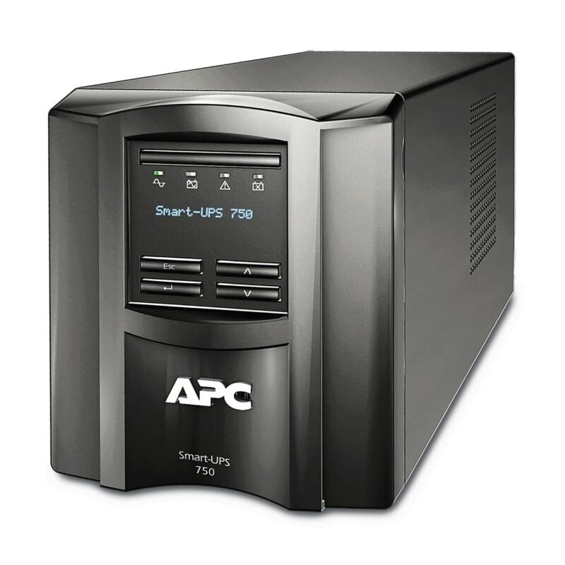 APC by Schneider Electric Smart-UPS SMT-SmartConnect - SMT750IC - Uninterruptible Power Supply 750VA (Cloud enabled, 6 Outlets IEC-C13) Black, photo 1 of 1