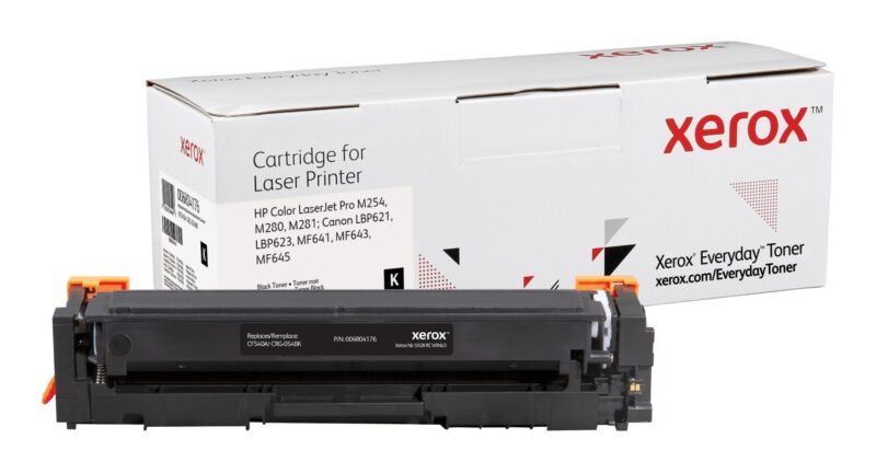 XEROX Everyday Replacement For CF540A/CRG-054BK Laser Toner Black 006R04176, photo 1 of 1