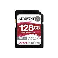 Kingston Canvas React Plus V60 128GB Memory Card, 4K, UHS-II, 280MB/s R, 150MB/s W, photo 1 of 1