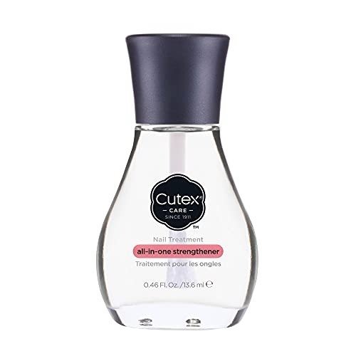 Revlon Cutex All-In-One Nail Strengthener Treatment, Base & Top Coat (13.6ml) for Weak & Damaged Nails, Chip Resistant, Dermatologist Tested, photo 1 of 1