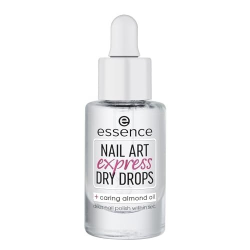 Essence Nail Art Express Dry Drops, Nail Polish, Quick Dryer, Transparent, Acetone, Vegan, Microplastic Particles Free (8 ml), photo 1 of 1