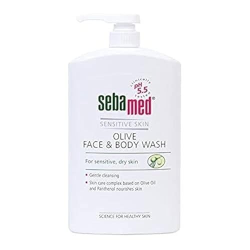 Sebamed Olive Face and Body Wash Pump Pot, 1L, photo 1 of 1