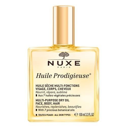 NUXE Huile Prodigieuse Multi-Purpose Dry Oil 100ml, Iconic Nourishing Oil, For Face, Body & Hair, Repairs & Enhances with Satin Finish, Vegan Formula, photo 1 of 1