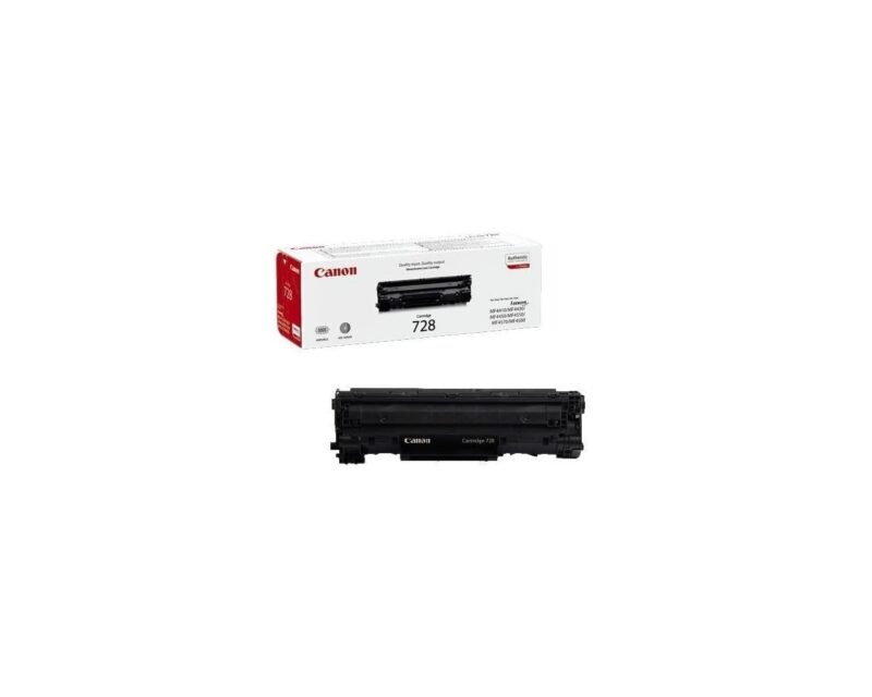 Canon CRG-728 - Schwarz - Original - Tonerpatrone - für i-SENSYS FAX-L150, L170, L410, MF4410, MF4450, MF4550, MF4730, MF4750, MF4870, MF4890, photo 1 of 1
