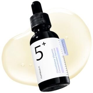 numbuzin No.5 Serum | Vitamin Concentrated Serum | Glutathione, Vitamin C | Hyperpigmentation, Acne Scars | Suitable for Sensitive Skin, Korean Skincare | 30 ml