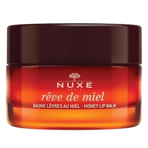 NUXE Rêve de Miel Honey Lip Balm 15ml, Repairing Lip Balm, Nourishes & Softens Very Dry Lips, With Honey & Beehive Ingredients, Daily or Overnight Use, Vegan Formula, photo 1 of 1