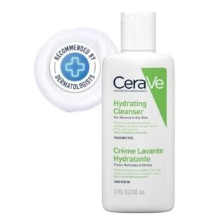 CeraVe Travel Size Hydrating Cleanser for Normal to Dry Skin 88ml