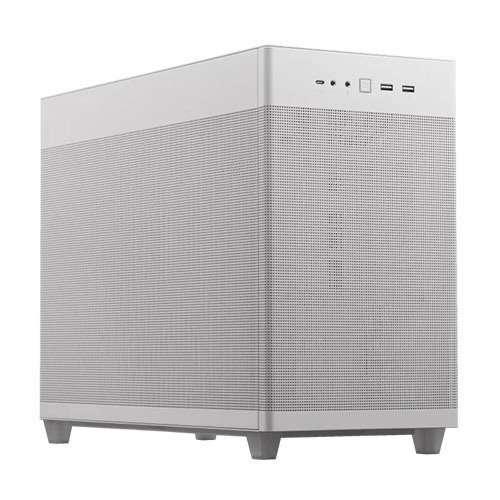 Asus Prime AP201 Gaming Case, Micro ATX, Quasi-Filter Mesh, USB-C, Tool-free Panels, 338mm GPU & 360mm Radiator Support, White, photo 1 of 1