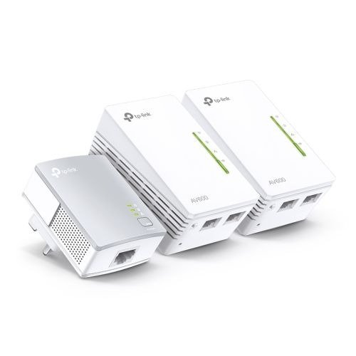 TP-LINK (TL-WPA4220T KIT) 300Mbps AV600 Wireless N Powerline Adapter Triple Kit, photo 1 of 1