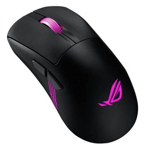 Asus ROG Keris II Origin Wireless Lightweight RGB Gaming Mouse, Wired/Wireless/Btooth, AimPoint Pro Sensor, Push-Fit Switch Socket, 42000 DPI, Black, photo 1 of 1