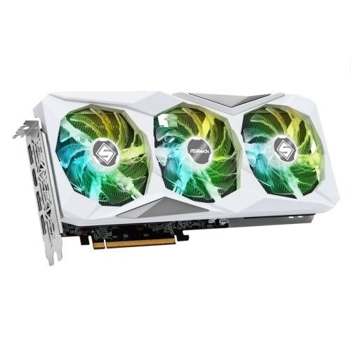 Asrock RX7600 Steel Legend 8GB OC, PCIe4, 8GB DDR6, HDMI, 3 DP, 2725MHz Clock, Overclocked, RGB, White, photo 1 of 1