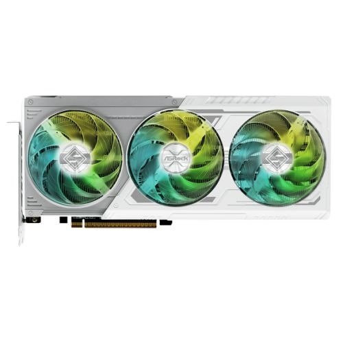 Asrock RX9070 XT Steel Legend 16GB, PCIe5, 16GB DDR6, HDMI, 3 DP, 2970MHz Clock, RGB Lighting, White, photo 1 of 1