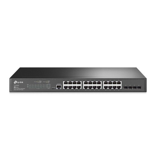 TP-LINK (SG3428) JetStream 24-Port Gigabit L2 Managed Switch with 4 SFP Slots, Console Port, Fanless, Rackmountable, photo 1 of 1