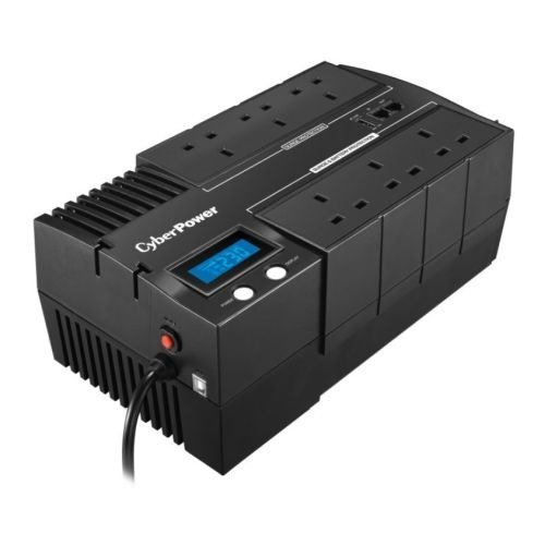 CyberPower BRICs 700VA Line Interactive UPS, 420W, LCD Display, 6x UK Plug, AVR Energy Saving, Wall Mountable, photo 1 of 1