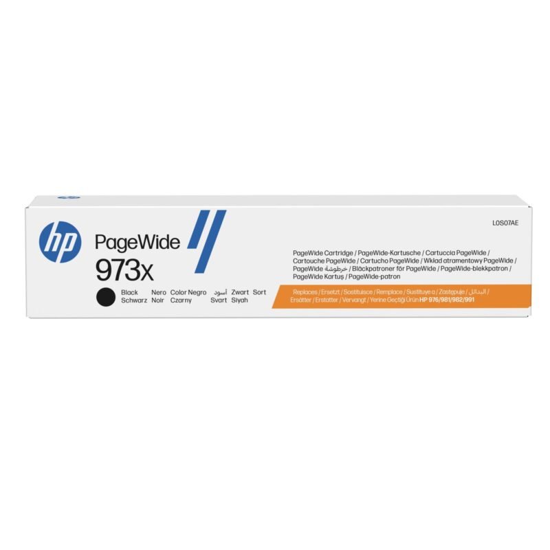 HP 973X High Yield Black Original PageWide Cartridge, photo 1 of 3
