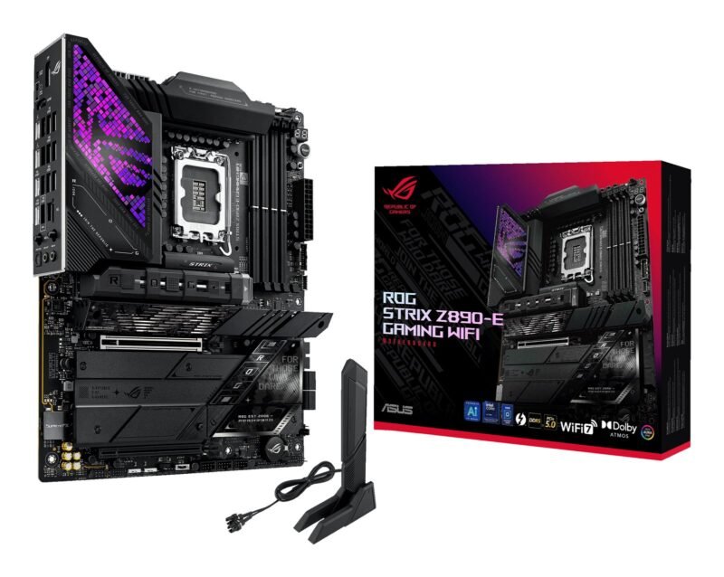 ASUS ROG STRIX Z890-E GAMING WIFI Intel Z890 LGA 1851 (Socket V1) ATX, photo 1 of 14