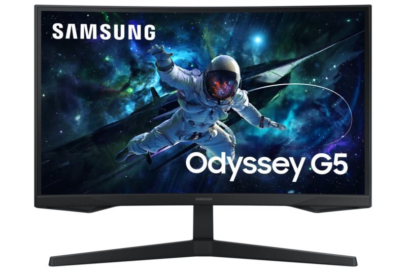 Samsung G55C computer monitor 68.6 cm (27") 2560 x 1440 pixels Quad HD LED Black, photo 1 of 17