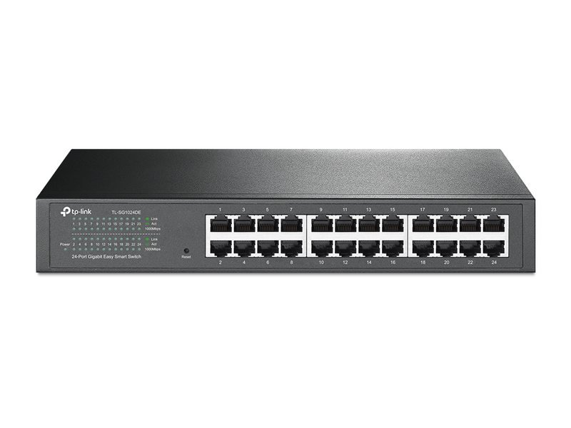 TP-Link TL-SG1024DE network switch Managed L2 Gigabit Ethernet (10/100/1000) Black, photo 1 of 4