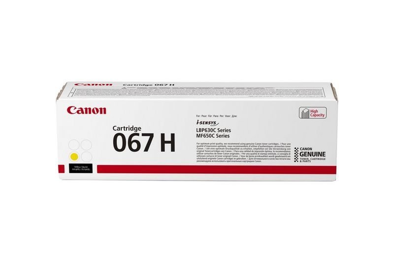 Canon 067H toner cartridge 1 pc(s) Original Yellow, photo 1 of 3